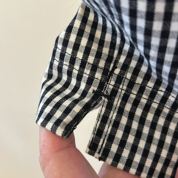 Westbound black white checkered Madison Ave capri pants Size 6 New - Picture 4 of 8